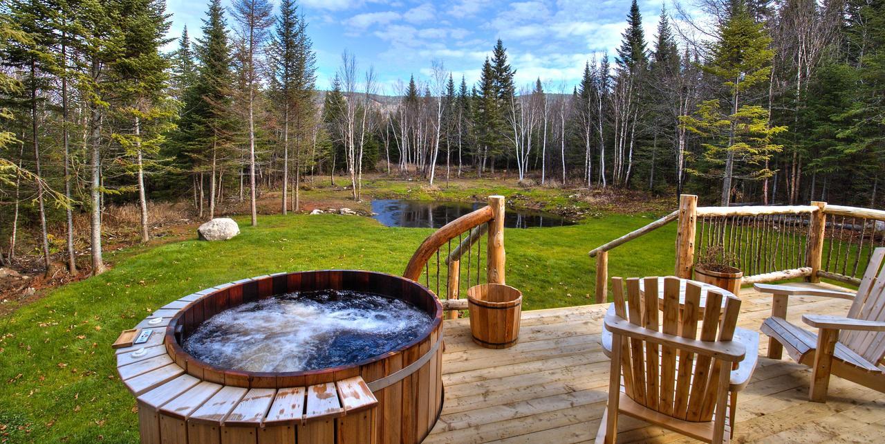 Le St Bernard - Les Chalets Spa Canada La Malbaie Bagian luar foto